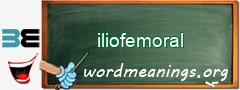 WordMeaning blackboard for iliofemoral